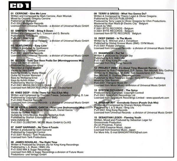 Sharam Jey - In The Mix Vol. 1 (2xCD, Mixed) - Image 2