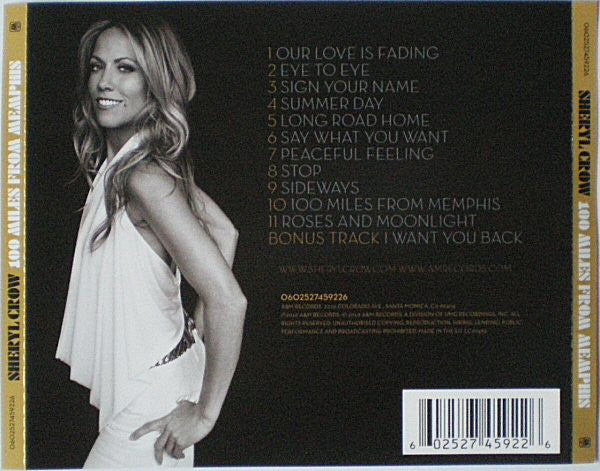 Sheryl Crow - 100 Miles From Memphis (CD, Album) - Image 2