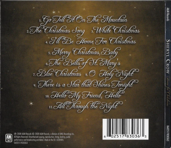 Sheryl Crow - Home For Christmas (CD, Album, Car) - Image 2