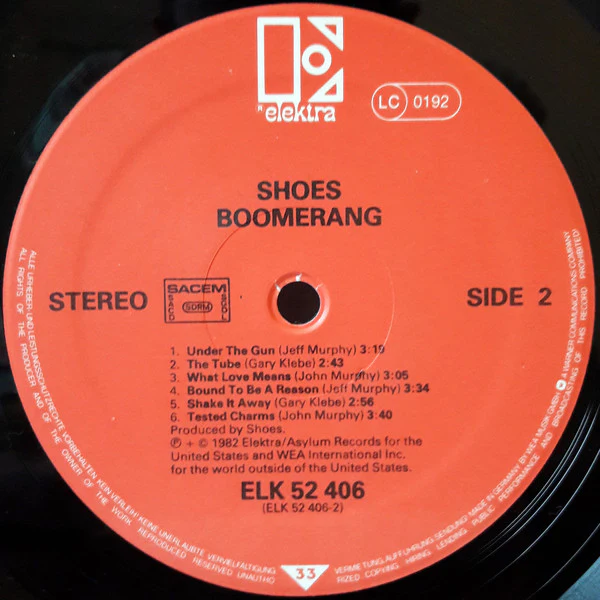 Shoes - Boomerang (LP, Album) - Image 4