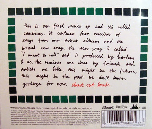 Shout Out Louds - Combines (CD, EP) - Image 3