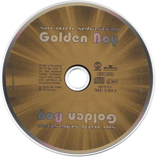 Sin With Sebastian - Golden Boy (CD, Album) - Image 3