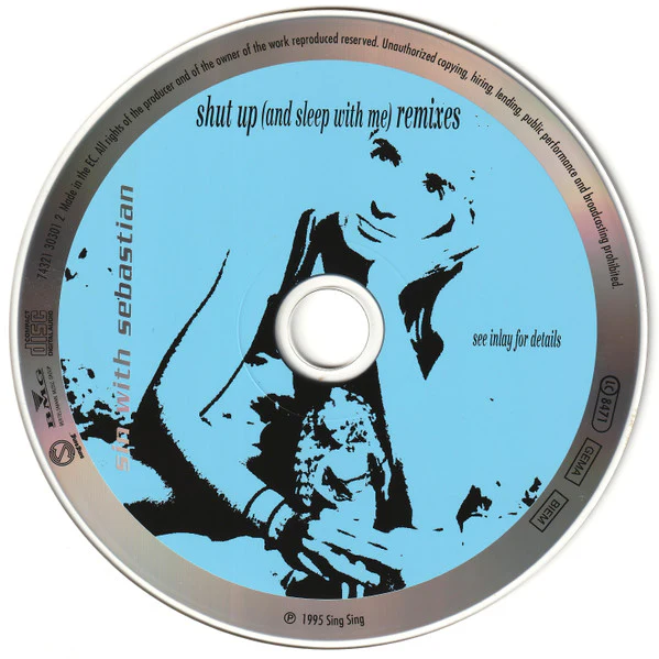 Sin With Sebastian - Shut Up (And Sleep With Me) (Remixes) (CD, Maxi) - Image 4