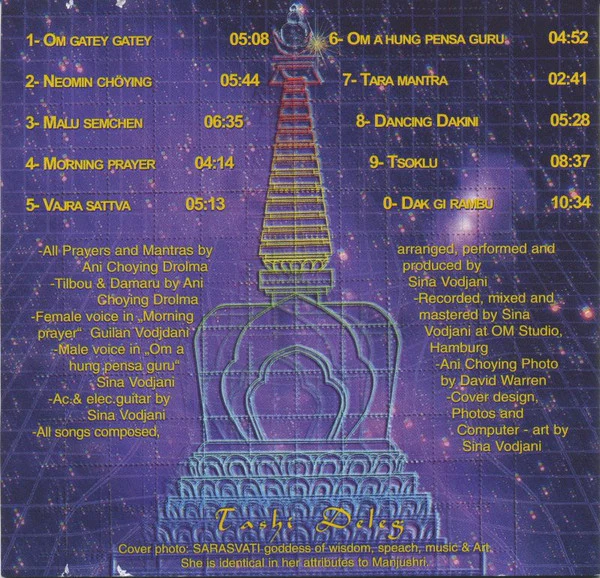 Sina Vodjani & Choying Drolma* - Dancing Dakini (CD, Album, RE) - Image 2
