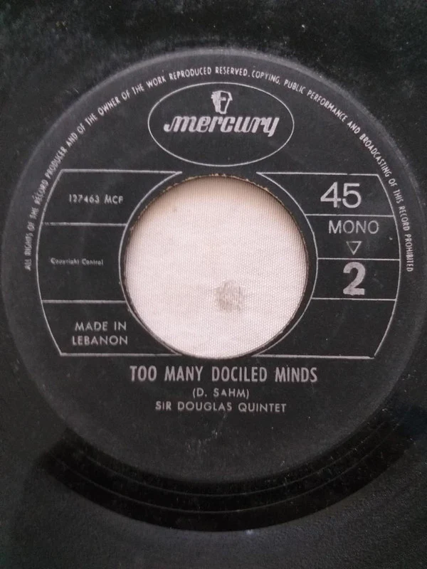 Sir Douglas Quintet - Dynamite Woman (7", Mono) - Image 2