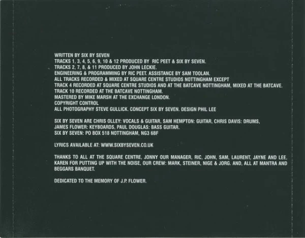 Six.By Seven* - The Closer You Get (CD, Album) - Image 3