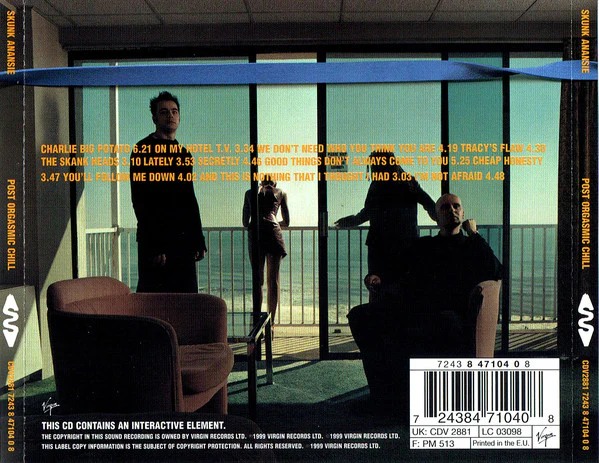 Skunk Anansie - Post Orgasmic Chill (CD, Album, Enh) - Image 2