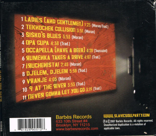 Slavic Soul Party - Teknochek Collision (CD, Album) - Image 3