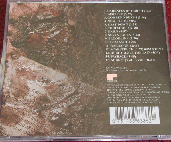 Slayer - God Hates Us All (CD, Album, Sli) - Image 5