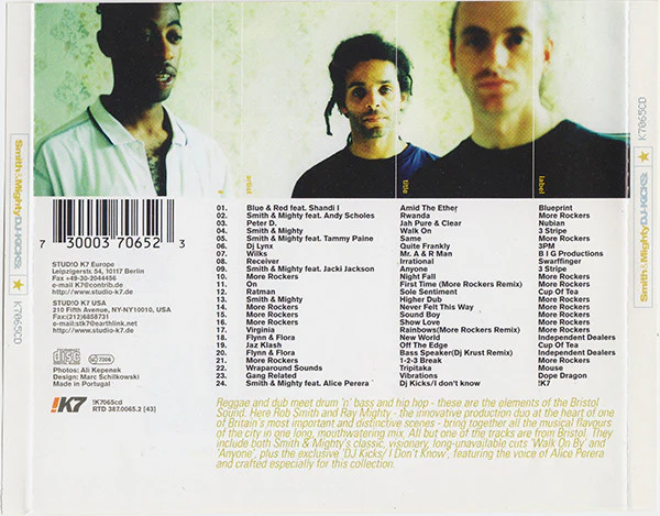 Smith & Mighty - DJ-Kicks (CD, Comp, Mixed) - Image 2