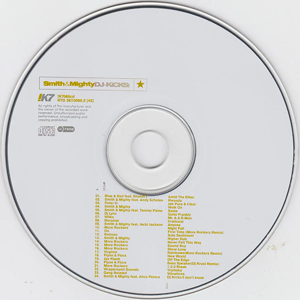 Smith & Mighty - DJ-Kicks (CD, Comp, Mixed) - Image 3