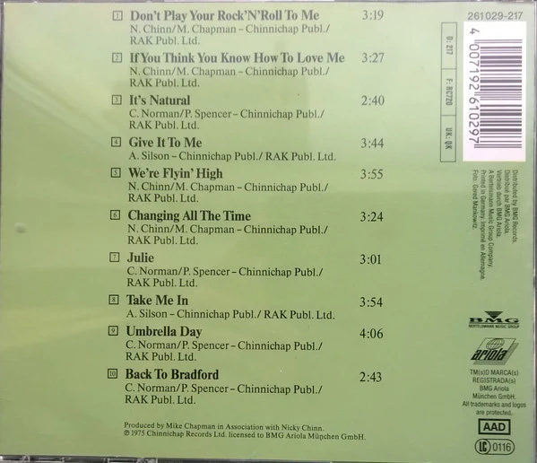Smokey* - Changing All The Time (CD, Album, RE) - Image 2