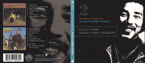 Smokey Robinson - The Solo Albums: Volume 2: A Quiet Storm / Smokey's Family Robinson (CD, Comp, RE) - Image 3