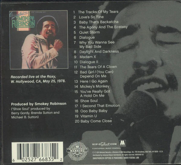 Smokey Robinson - The Solo Albums: Volume 5: Smokin' (CD, Album, RE) - Image 2