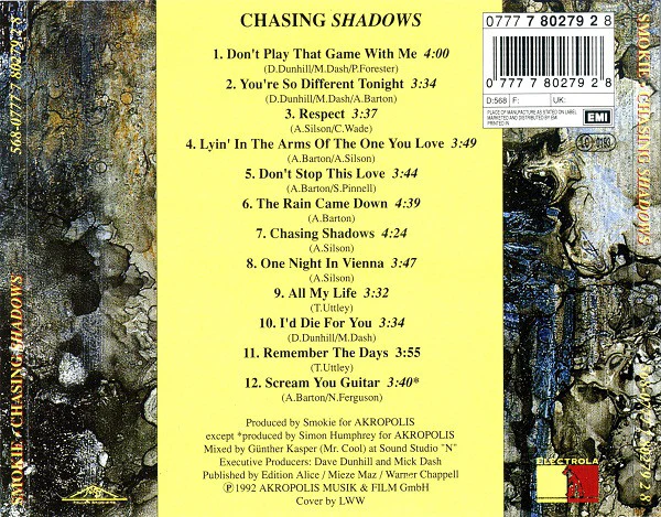 Smokie - Chasing Shadows (CD, Album) - Image 3