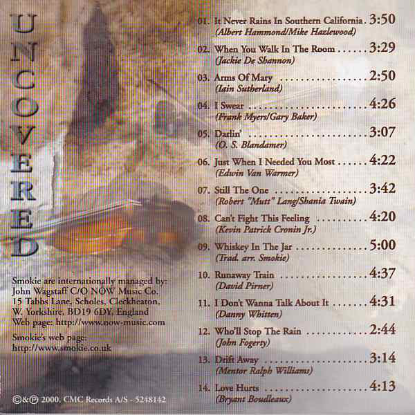 Smokie - Uncovered (CD, Album) - Image 4