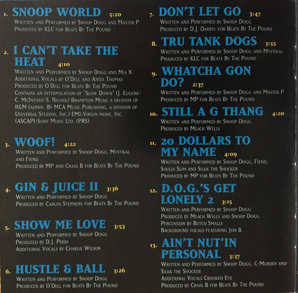 Snoop Dogg - Da Game Is To Be Sold, Not To Be Told (CD, Album, EMI) - Image 4