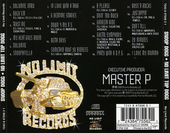 Snoop Dogg - No Limit Top Dogg (CD, Album) - Image 2