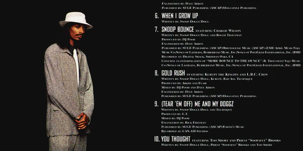 Snoop Doggy Dogg* - Tha Doggfather (CD, Album) - Image 5