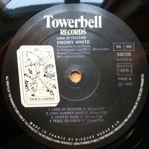 Snowy White - Land Of Freedom (LP, Album) - Image 3