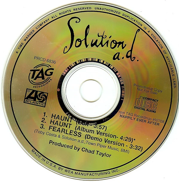 Solution A.D. - Haunt (CD, Single, Promo) - Image 3