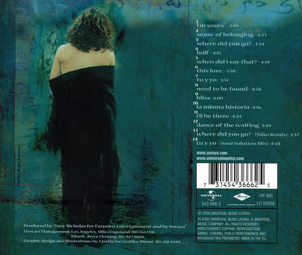 Soraya (6) - I'm Yours (CD, Album) - Image 2