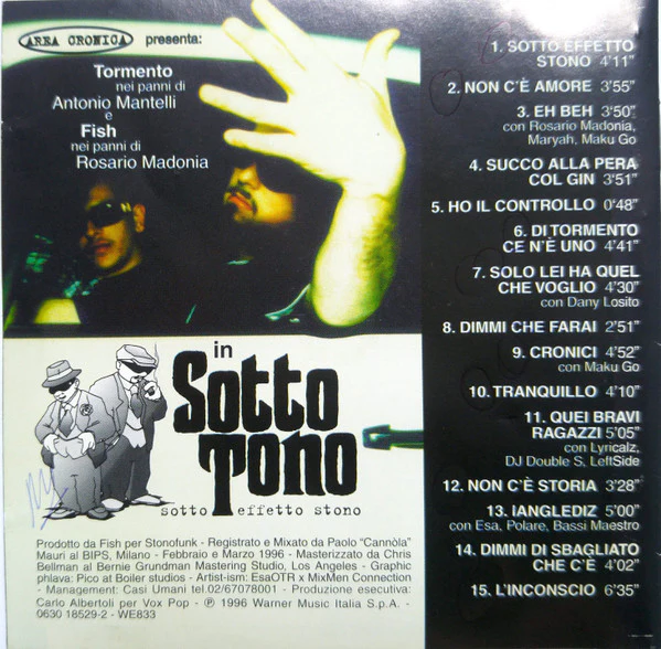 Sottotono - Sotto Effetto Stono (CD, Album, RE) - Image 5