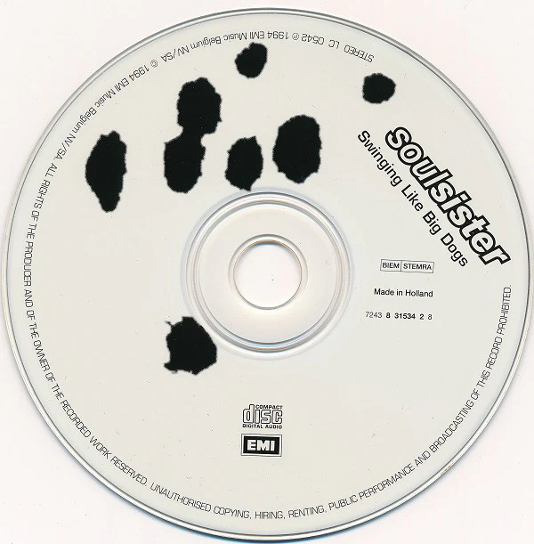Soulsister - Swinging Like Big Dogs (CD, Album) - Image 3