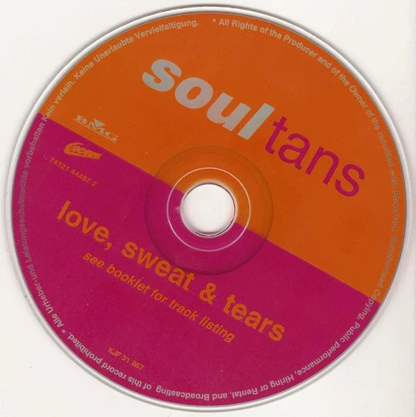 Soultans - Love, Sweat & Tears (CD, Album) - Image 3