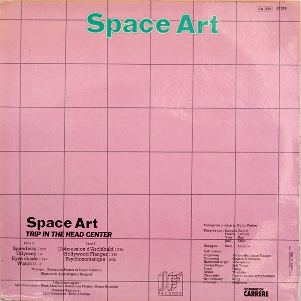 Space Art (2) - Trip In The Head Center (LP, Album, M/Print, RE) - Image 2