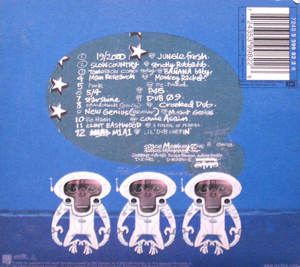 Spacemonkeyz versus Gorillaz - Laika Come Home (CD, Album, Dig) - Image 2