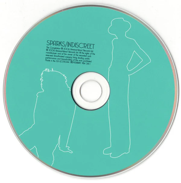 Sparks - Indiscreet (CD, Album, RE, RM) - Image 3