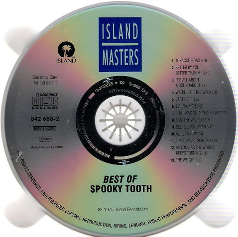 Spooky Tooth - The Best Of Spooky Tooth (CD, Comp, RE) - Image 3
