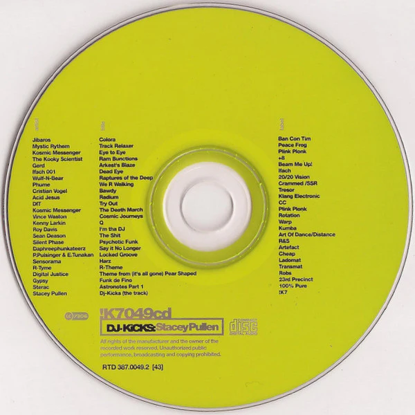 Stacey Pullen - DJ-Kicks (CD, Mixed) - Image 3