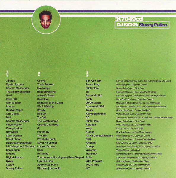 Stacey Pullen - DJ-Kicks (CD, Mixed) - Image 4