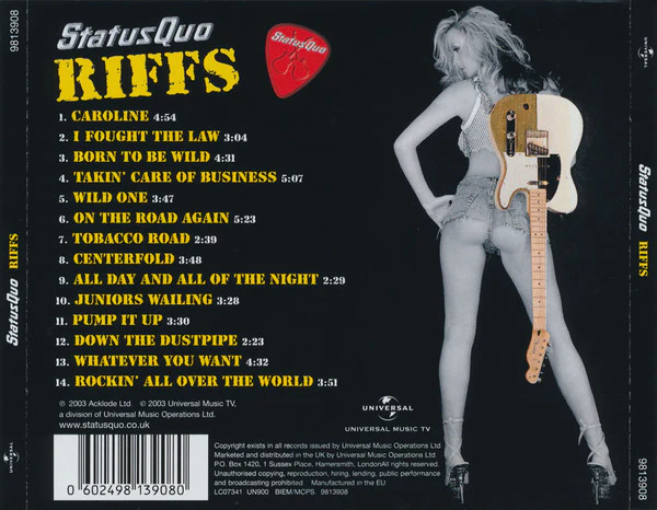 Status Quo - Riffs (CD, Album) - Image 2
