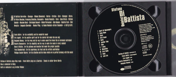 Stefano Di Battista Quintet - A Prima Vista (CD, Album) - Image 3