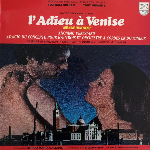 Stelvio Cipriani - L'Adieu A Venise (Bande Originale Du Film) (LP, Album)