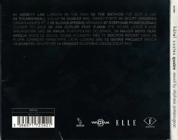 Stéphane Pompougnac - Hôtel Costes Quatre (CD, Comp, Mixed) - Image 2