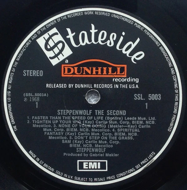 Steppenwolf - Steppenwolf The Second (LP, Album) - Image 3