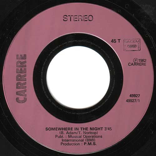 Stereo  - Somewhere In The Night (7") - Image 3