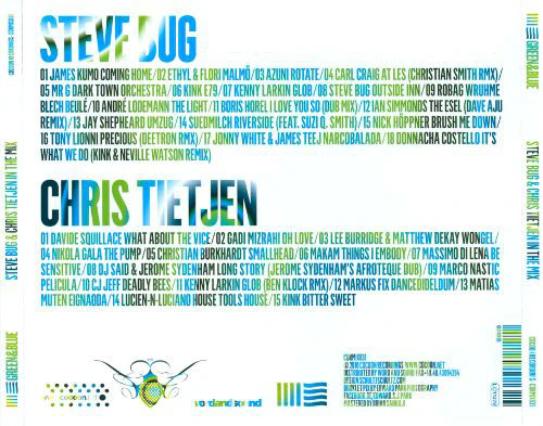 Steve Bug & Chris Tietjen - In The Mix - Green & Blue (2xCD, Comp, Mixed) - Image 2