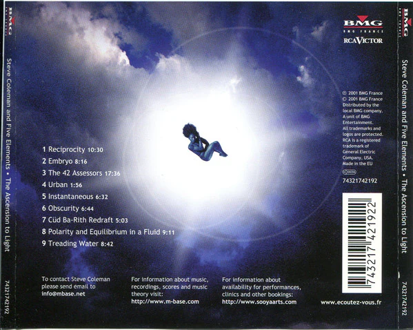 Steve Coleman And Five Elements - The Ascension To Light (CD, Album) - Image 2