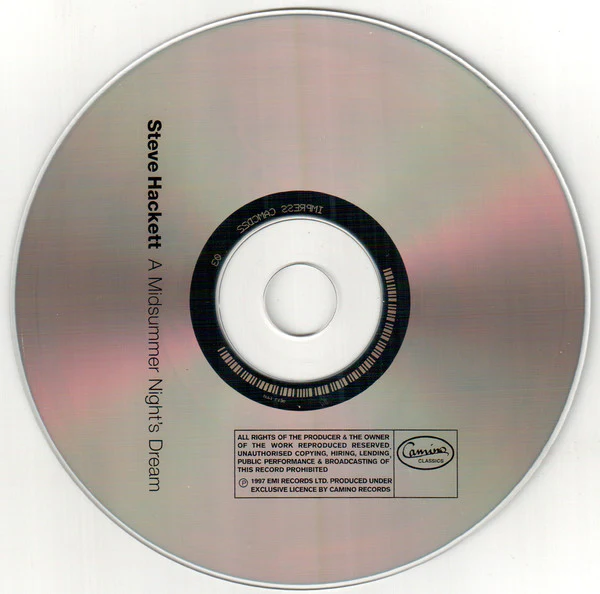 Steve Hackett With The Royal Philharmonic Orchestra - A Midsummer Night's Dream (CD, Album, Enh) - Image 3