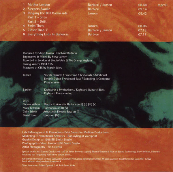 Steve Jansen / Richard Barbieri* - Stone To Flesh (CD, Album, RE) - Image 2