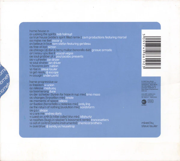 Steve Lawler - Home 01 (2xCD, Comp, Mixed) - Image 2