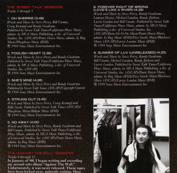 Steve Perry - Greatest Hits + Five Unreleased (CD, Comp) - Image 5