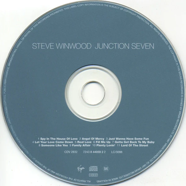 Steve Winwood - Junction Seven (HDCD, Album) - Image 3