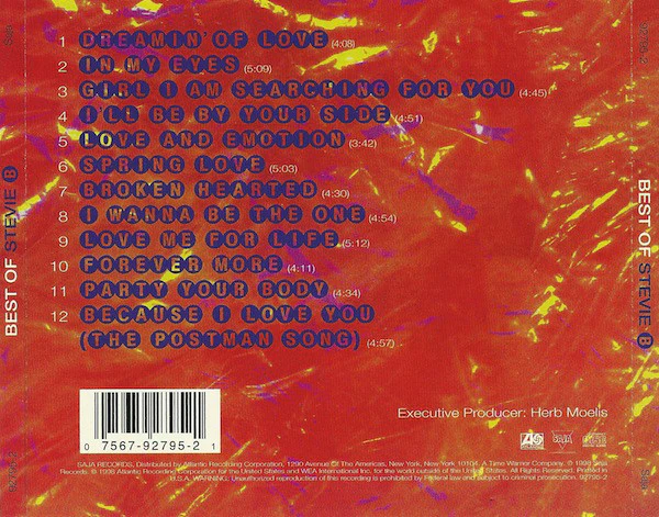 Stevie B - Best Of Stevie B (CD, Comp, RE) - Image 3