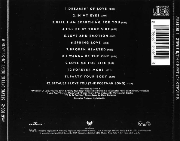 Stevie B - The Best Of Stevie B (CD, Comp) - Image 2